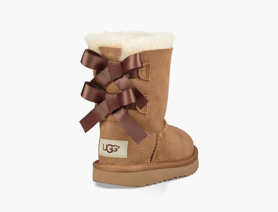 UGG Toddler Bailey Bow II Boots Chestnut 1017394T